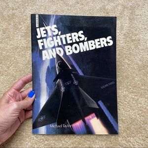 BOGO Vintage 1988 Children’s Book Jets, Fighters and Bombers by Michael Taylor